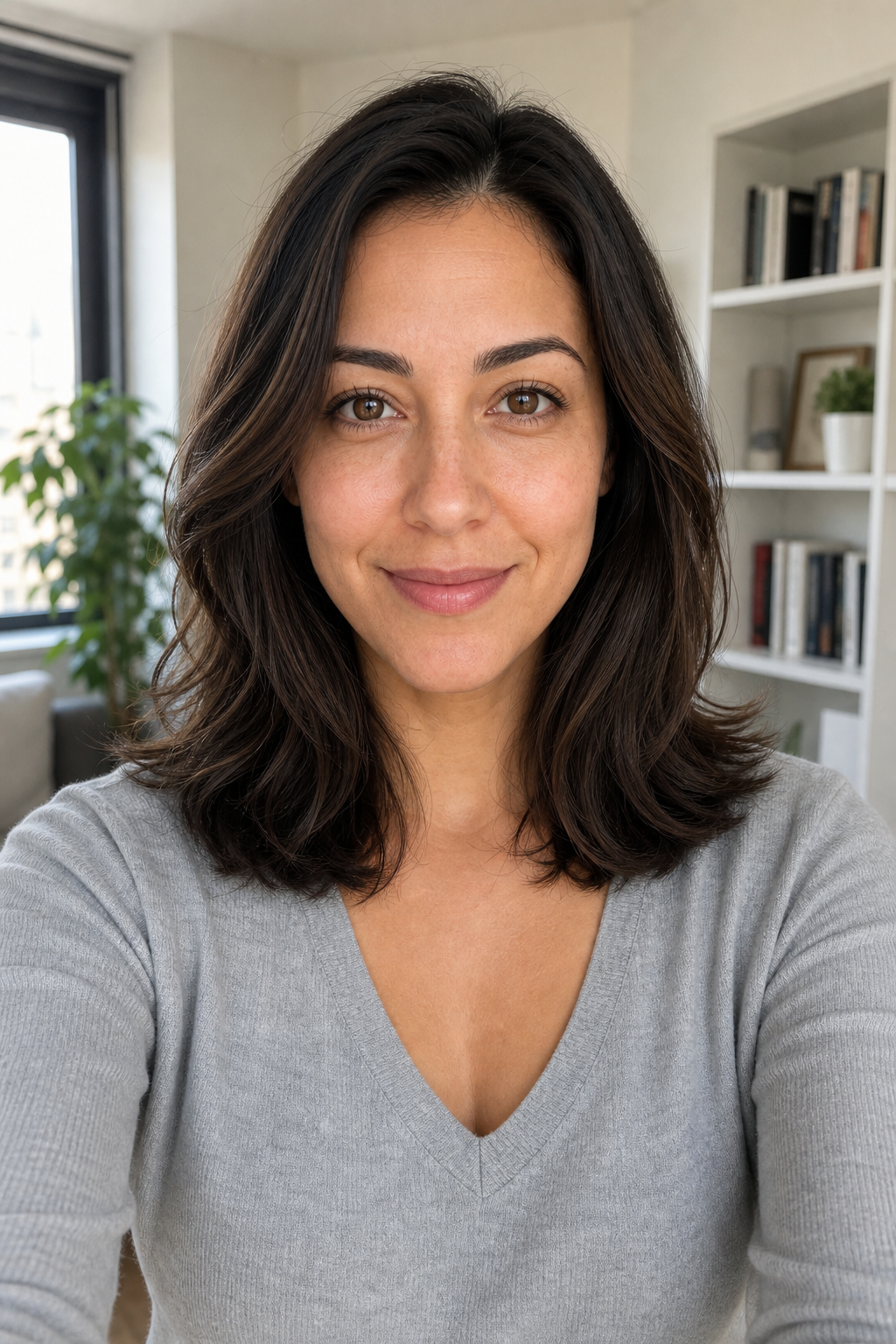 Original casual selfie before AI headshot generation